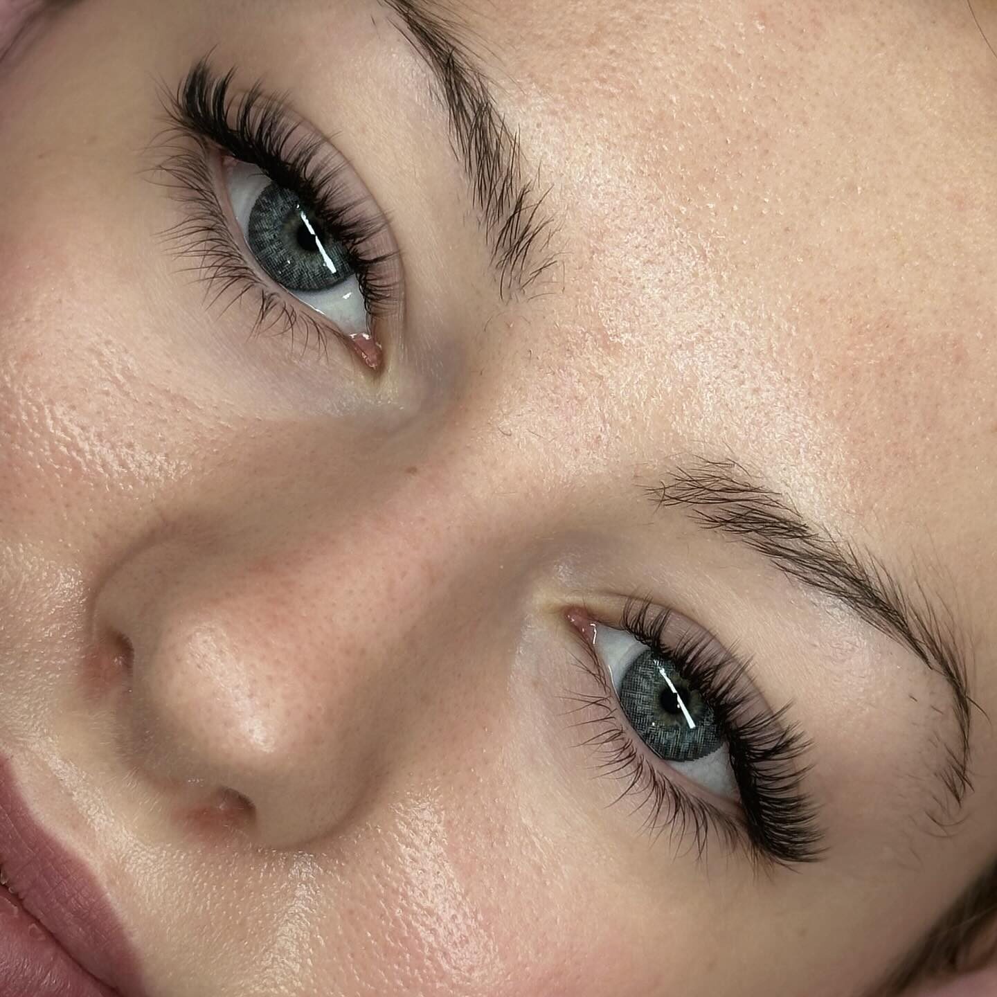 A natural, wispy lash set by McKinzie