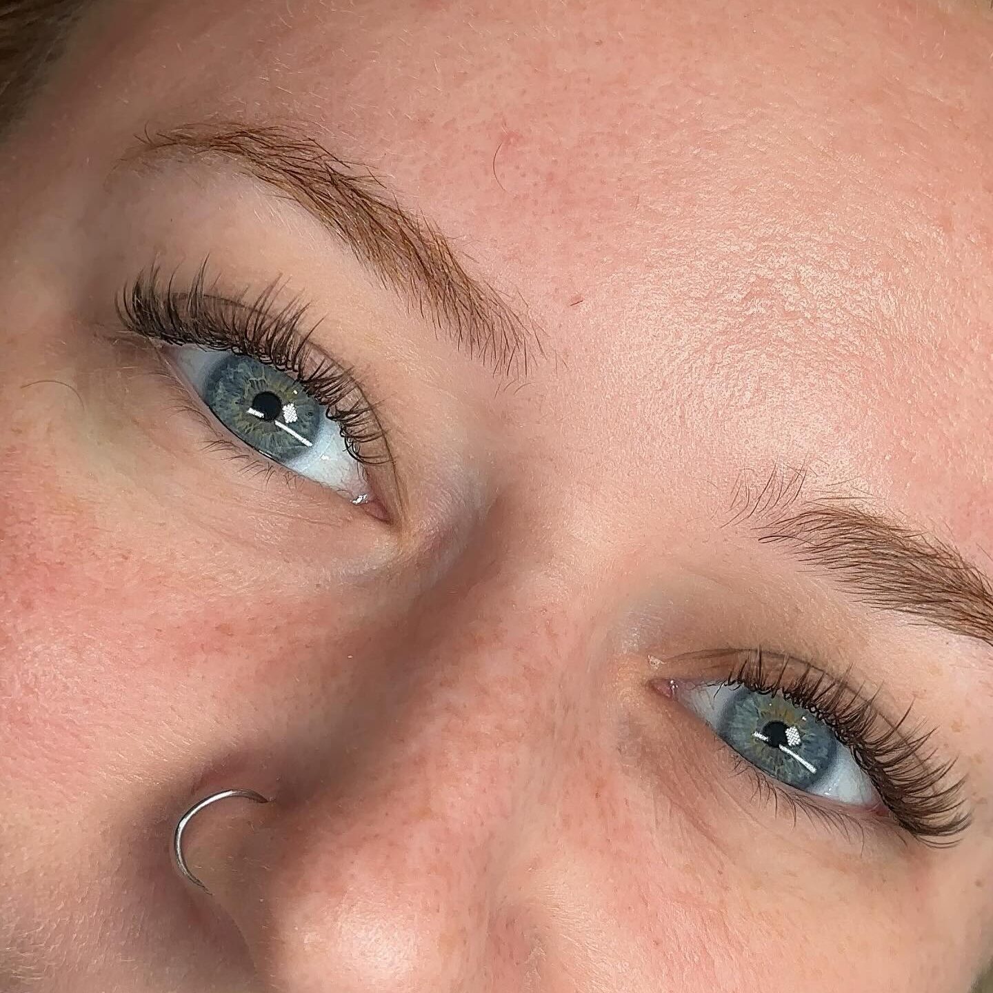 A natural, wispy lash set by McKinzie