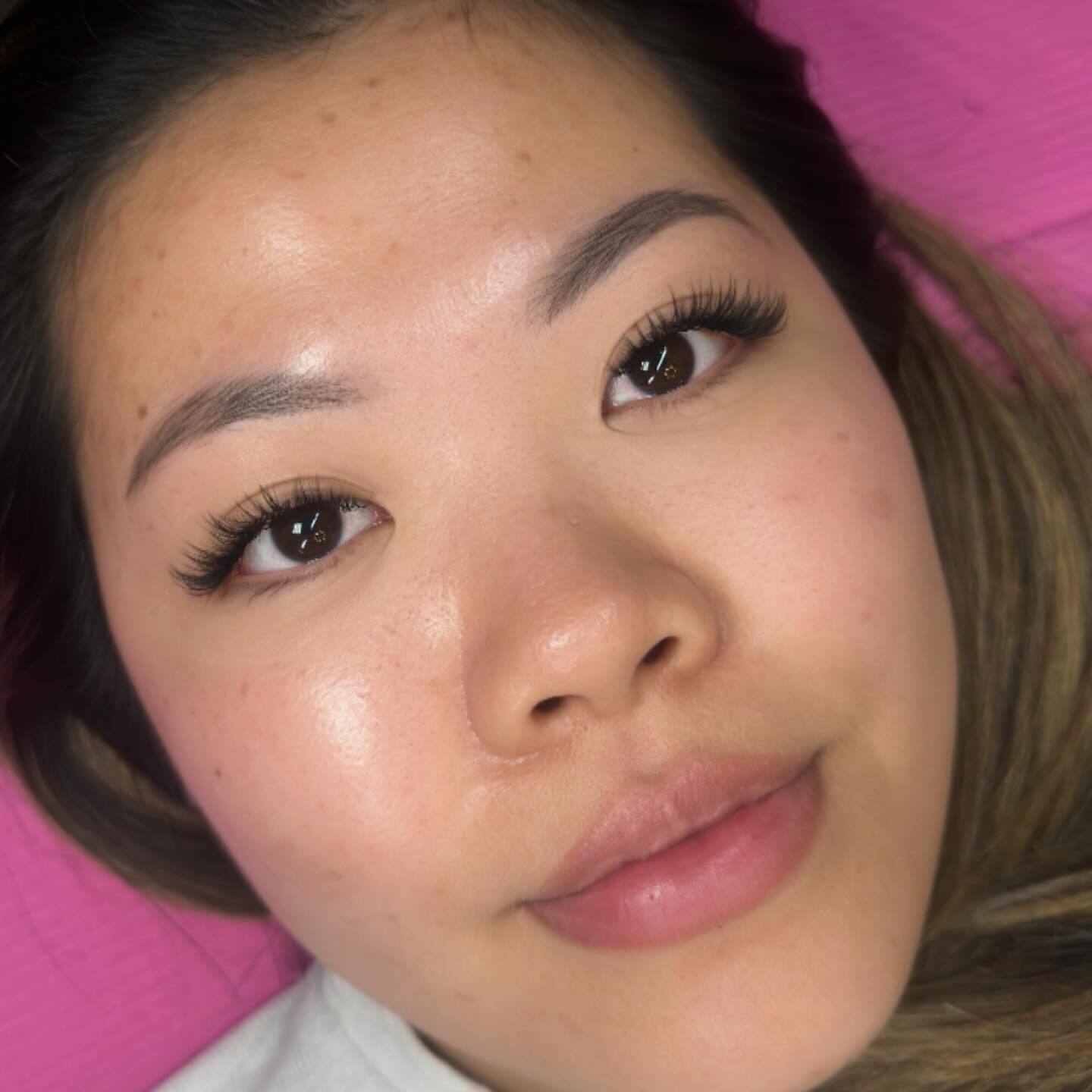 A natural, wispy lash set by McKinzie