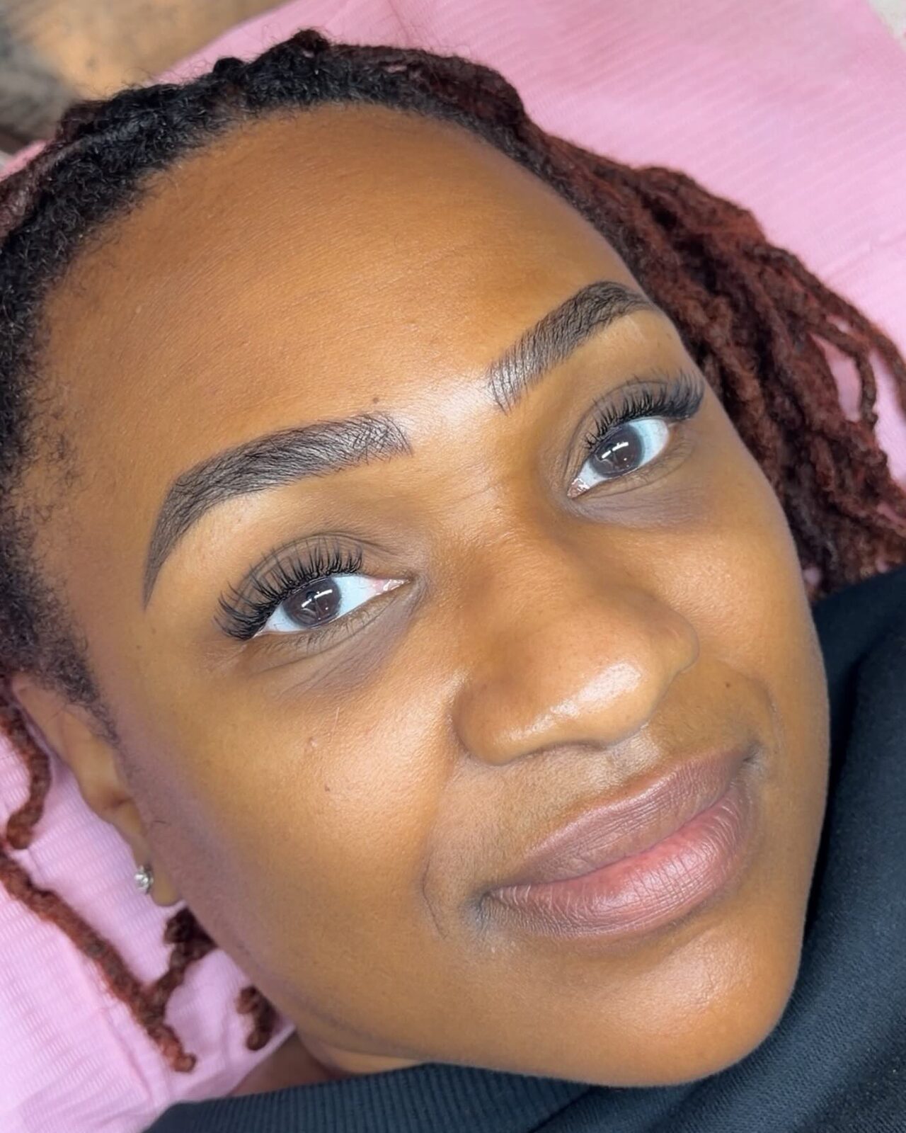 A natural, wispy lash set by McKinzie