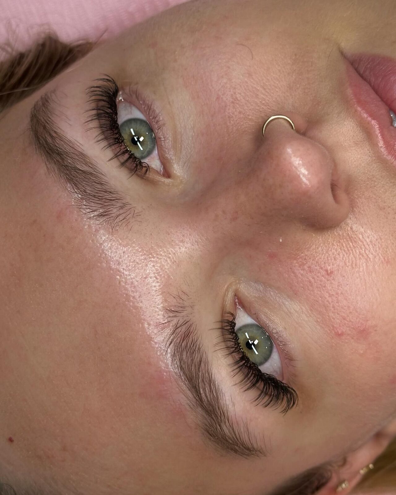 A natural, wispy lash set by McKinzie