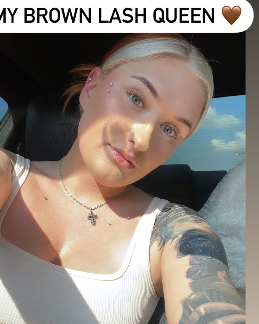 A Revival lashes client, from her own story