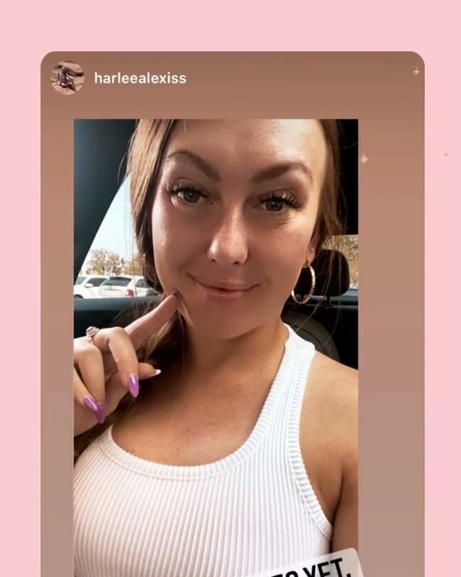 A Revival lashes client, from her own story