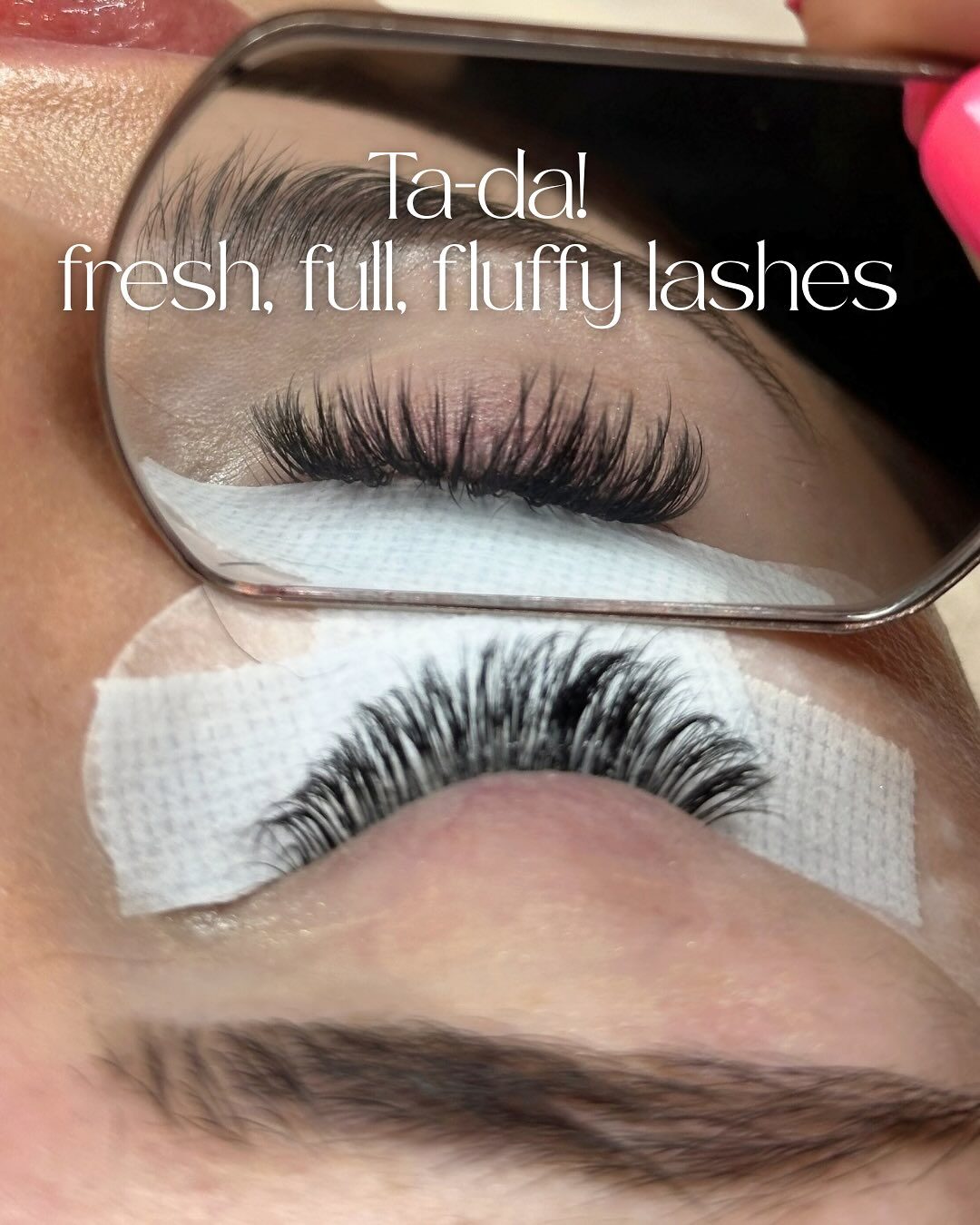 Lash extension retention at three weeks and after a fill, after