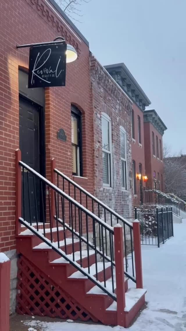 Her red-brick studio on Lynch St, with the Revival sign