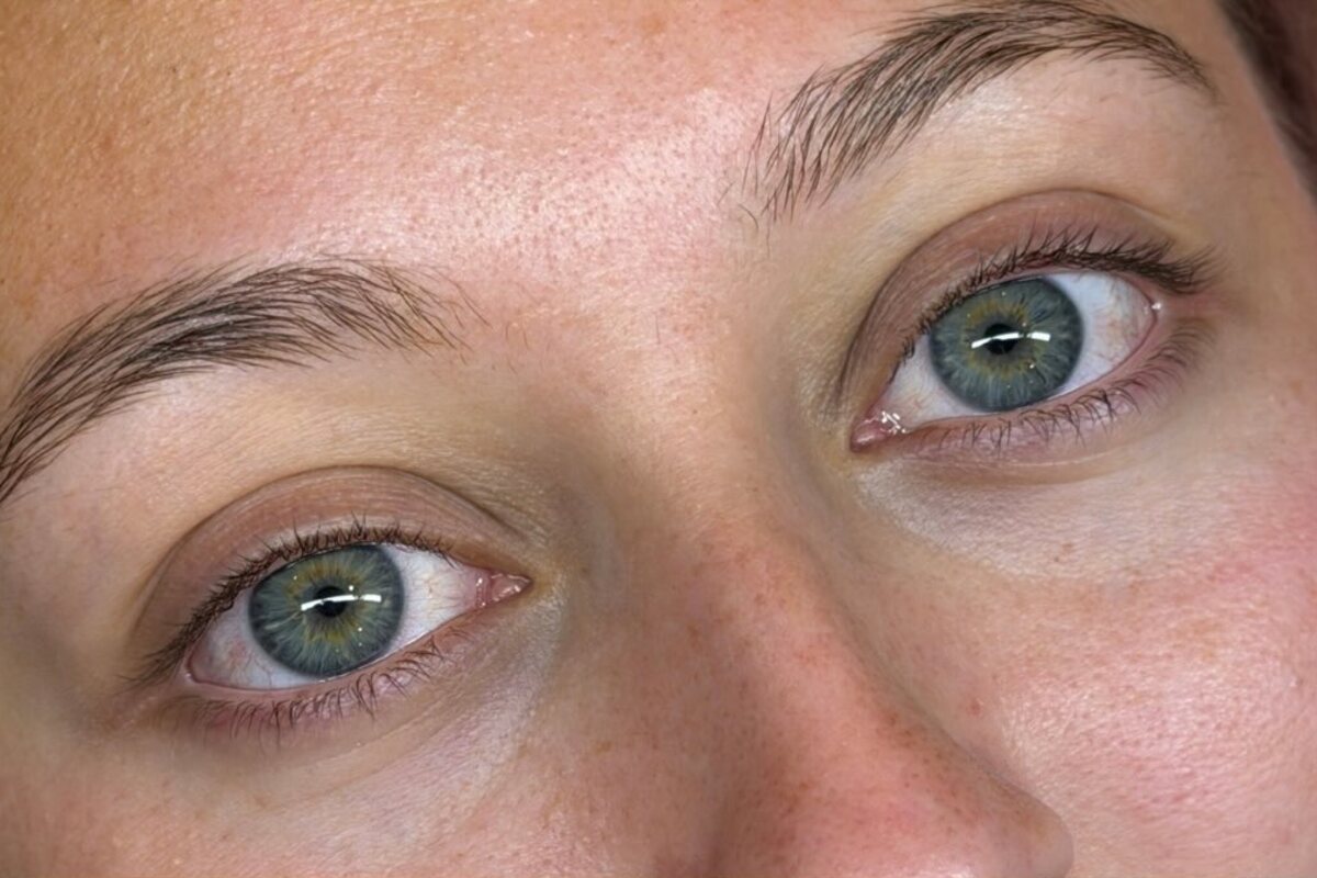 Korean lash lift result, before